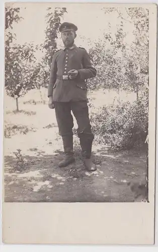 84802 Foto Ak Soldat der Feldfliegerabteilung 34 Mazedonien um 1915