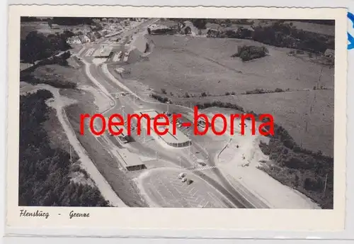 85410 Photo Ak Flensburg frontière vers 1950