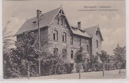 85456 AK Bernstadt in Silésie - Ecole de ménage agricole 1915