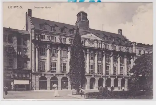 85757  Ak Leipzig Dresdner Bank 1911