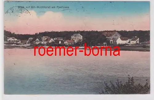 85794 Ak Vue sur Alt-Buchhorst sur le lac Peetzsee 1921