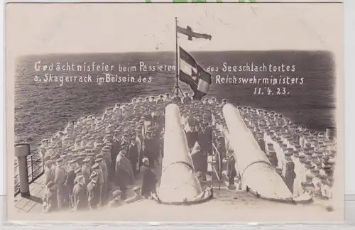 86136 photo Ak commémoration à Skagerack 11.4.1923