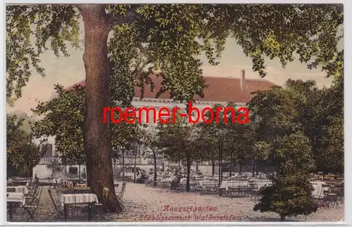 86490 Ak Böhlitz-Ehrenberg Konzertgarten Etablissement Waldmeister 1909