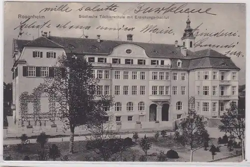 86827 AK Rosenheim - Ecole de filles urbaines avec Institut éducatif 1900