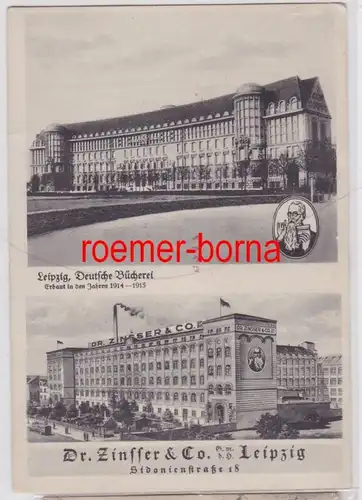 87016 Reklame Ak Leipzig Sidonienstr. 18 Dr. Zinsser & Co. Hausmittel 1934