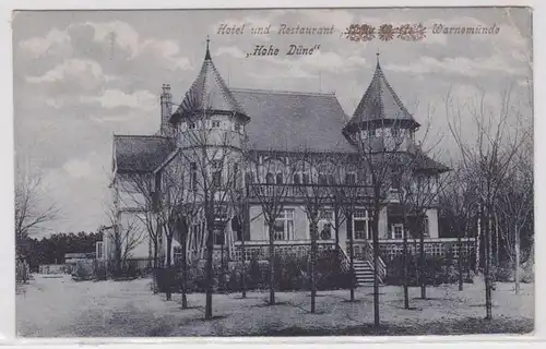 87424 AK Hotel und Restaurant 'Hohe Düne' Warnemünde 1925