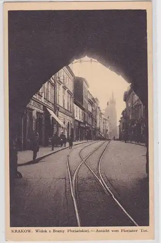 87732 AK Krakow - Widok z Bramy Florianskiej, Ansicht vom Florianer Tor 1939