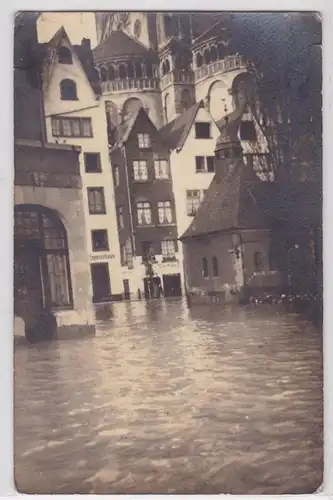87975 Foto Ak Köln Hochwasser um 1925
