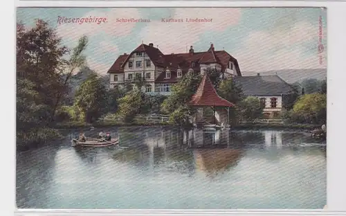 88215 Ak Schreiberhau im Riesengebirge Kurhaus Lindenhof um 1910