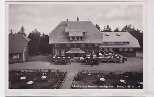 88372 Ak Hornisplanten dans la maison de repos de Forêt Noire et pension vers 1940