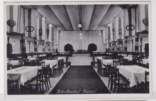 88386 Ak Leipzig Park Meusdorf Festsaal um 1940