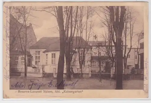 88545 Ak Reserve-Lazarett Neisse, Abt. 'Kaisergarten' 1916