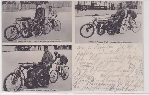 89420 Ak Leipzig Volkmarsdorf Course debout Courses cyclables avec le nom des coureurs 1909