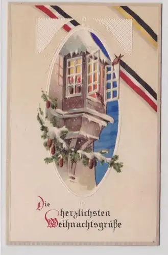 89562 Ak marqué Les salutations les plus cordiales de Noël vers 1915