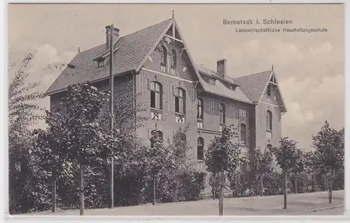 90278 AK Bernstadt in Schlesien - Landwirtschaftliche Haushaltungsschule 1915