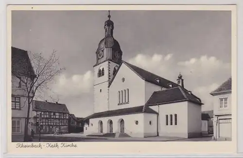 90693 Ak Rheinbach église catholique vers 1950