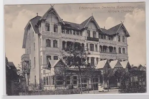 90937 Ak Seebad Ahlbeck Relichtsheim libraires allemands 1913