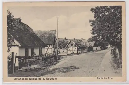 90943 Ak Mer Baltiquebad Ueckeritz sur Usedom Lot en place 1928