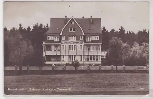 91069 Ak Benneckenstein im Hochharz Kurhaus Tannenwald 1929