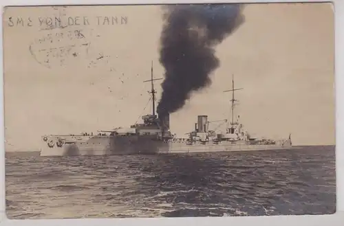 91083 Photo Ak navire de guerre allemand S.M.S 'de la Tann' 1910