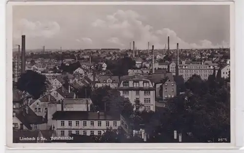 91967 Ak Limbach in Sachsen Totalansicht 1938