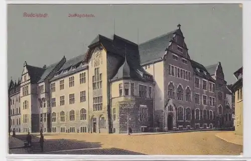 92086 Ak Rudolstadt Justizgebäude 1923