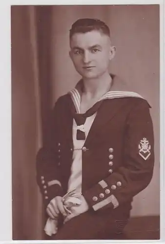 93814 Portrait Photo Ak Reichswehr Oberbootsmannsmaat 1930