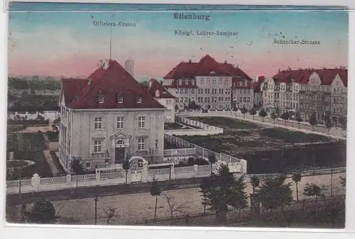93972 Feldpost Ak Eilenburg Offiziers-Kasino, Schreckerstrasse 1918