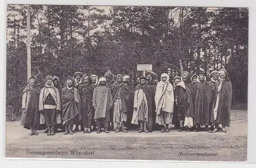 94197 Feldpost AK Gefangenenlager in Wünsdorf - Mohammedaner 1915