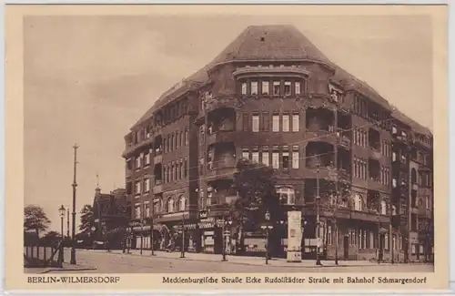 94213 Ak Berlin Wilmersdorf Mecklenburgische Ecke Rudolstädter Strasse um 1930