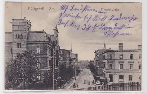 94452 Ak Königstze Jaworzyna Slaska in Schlesien Friedrichstrasse vers 1915