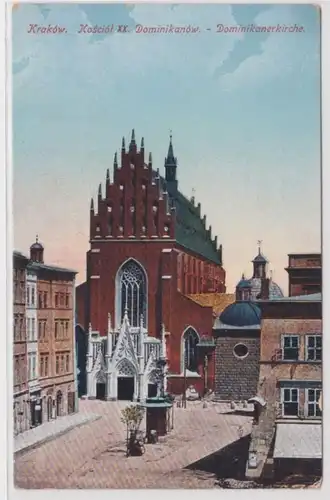 94660 AK Kraków (Krakau) Dominikanerkirche um 1920