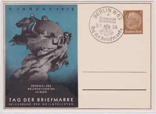 96033 Ganzsache Ak Reichsbund der Philatelisten eV. Tag der Briefmarke 1938