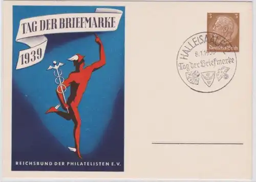 96053 Ganzsache Ak Reichsbund der Philatelisten eV. Tag der Briefmarke 1939
