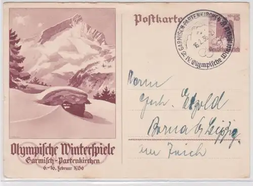 96439 Carte postale P258 Jeux olympiques d'hiver Garmisch-Partenkirchen