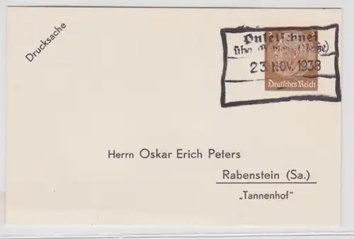 96868 Périphériques Privé Carte postale PP122/B35 Oskar Erich Peters Rabenstein 1938