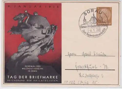 97169 Ak Reichsbund des philatélistes eV Journée du timbre 1938