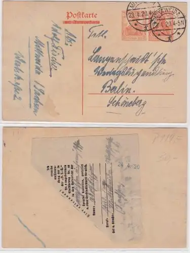 97433 Ganzsachen Postkarte P119F Langenscheidt'sche Verlagsbuchhandlung Berlin