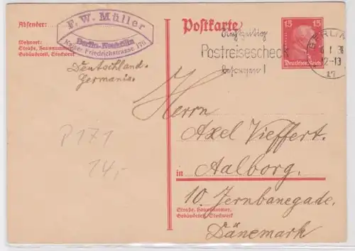 97561 DR Plurband Postcard P171I F.W. Müller Berlin-Nukölln vers Aalborg