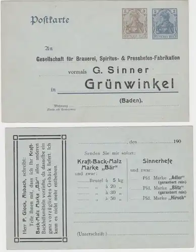 97718 DR Plein de choses Carte postale P70 Impression G.Sinner Grünwinkel Brasserie