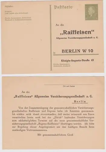 97764 DR Plein-casts Carte postale P199 Zuschrifferen Assurances Berlin