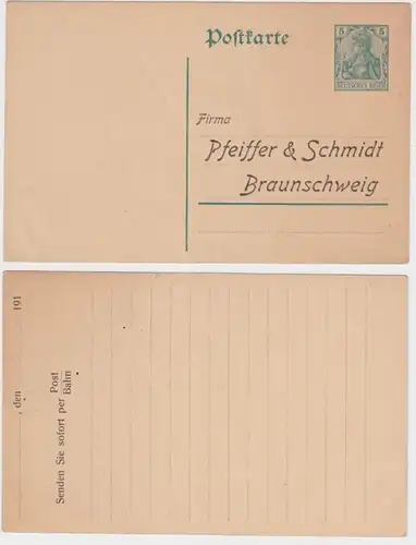 97833 Carte postale P96 Impression Pfeiffer & Schmidt Braunschweig