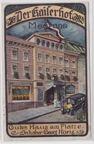 98290 Ak Meerane Restaurant ' Der Kaiserhof' 1919