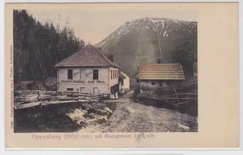 98451 Ak Oppenberg Gasthof & Ingeit Josef Weiss 1907