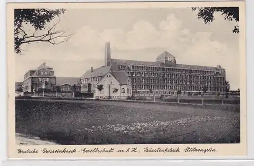98521 Ak Stützengrün Bürstenfabrik 1939