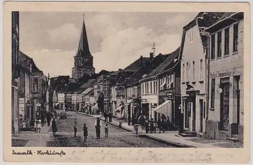 98649 Ak Pasewalk - Parti sur la Marktstraße 1943