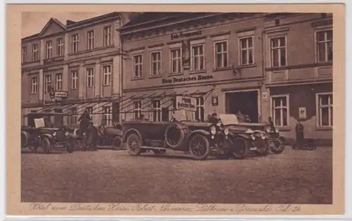 98668 Ak Lübbenau Spreewald Hotel à la maison allemande vers 1925