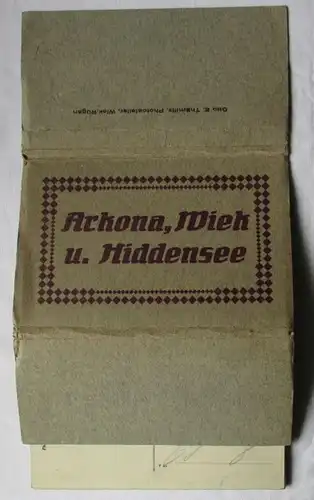 Dossier avec 10 AK Arkona, Wiek et Hiddensee Otto E. Thämlitz Rügen (133860)