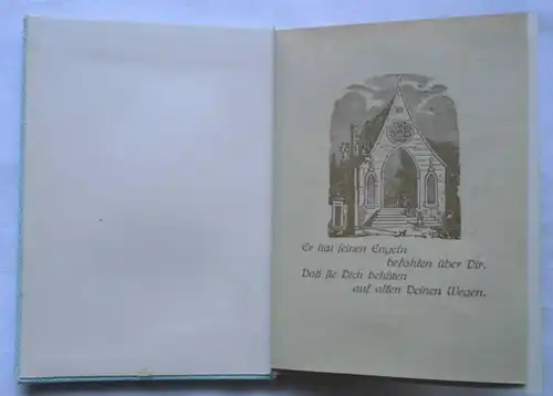 hübscher Taufbrief Zur Erinnerung an die heilige Taufe 1921 (110848)