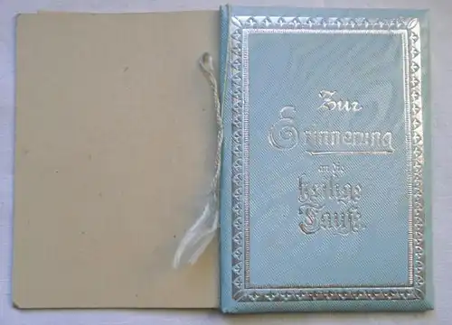 hübscher Taufbrief Zur Erinnerung an die heilige Taufe 1921 (113347)